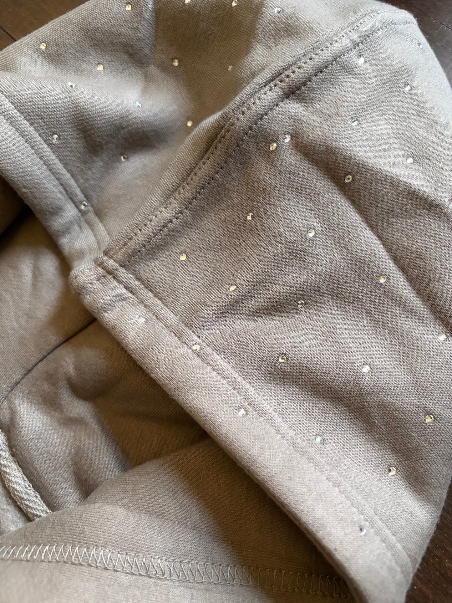 Loyalty Rhinestone Zip Up