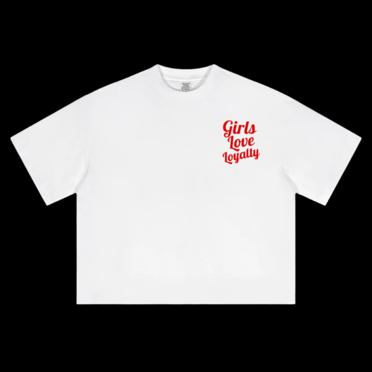 ◆as if calie◆ LOVE GURLS GRAPHIC CROP TSHIRT WHITE CA25BST Designer fashion, Seoul-fully created | W Concept