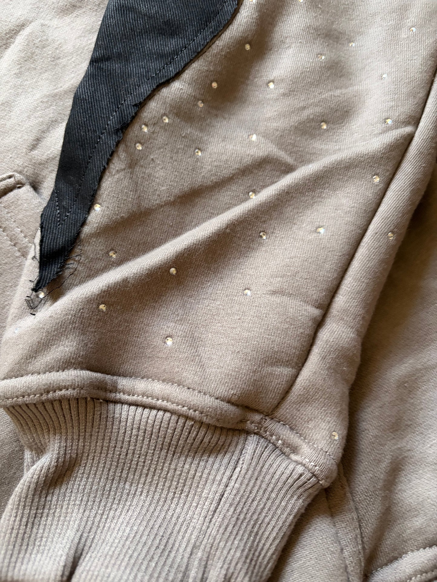 Loyalty Rhinestone Zip Up