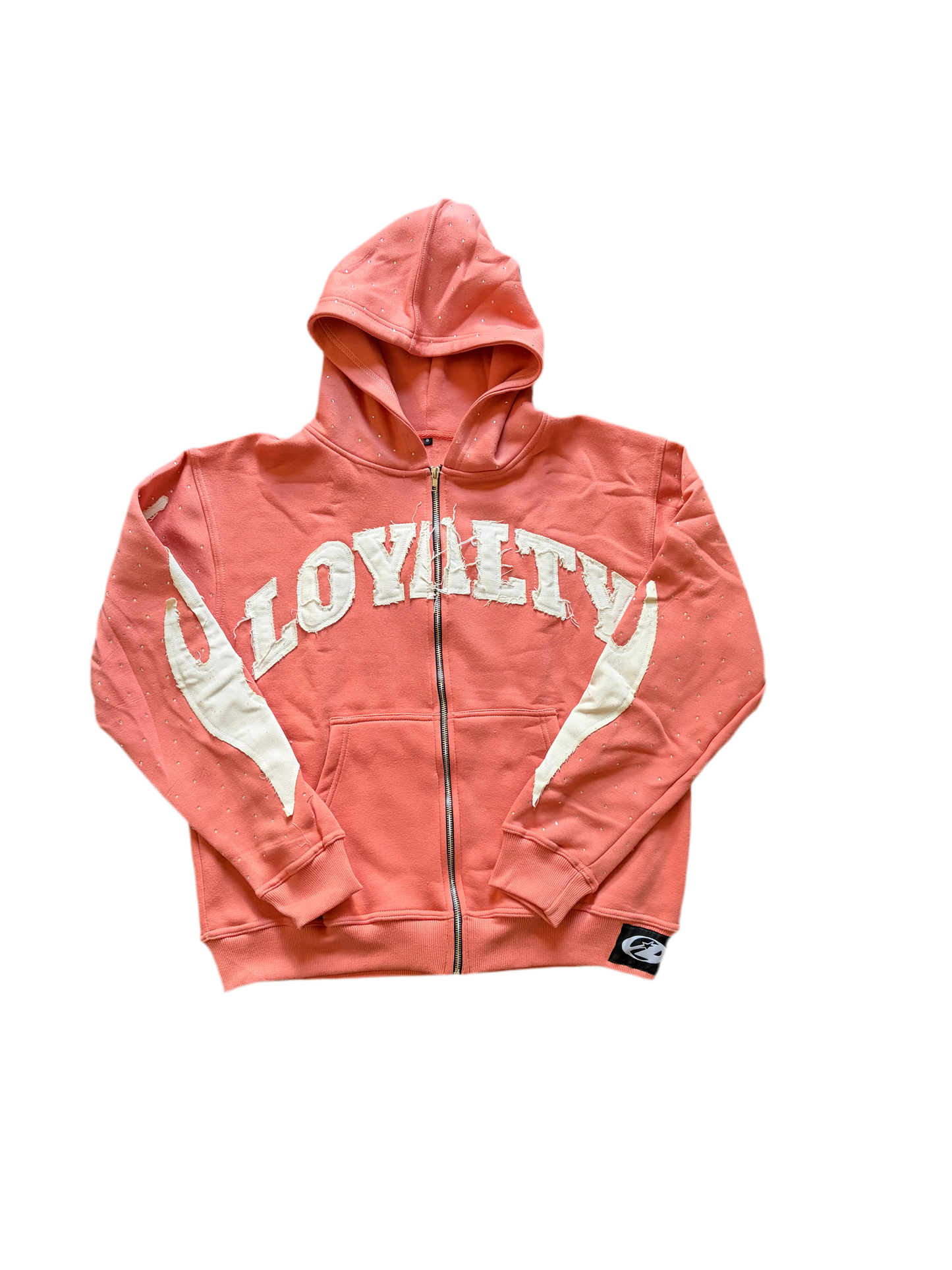 Loyalty Rhinestone Zip Up