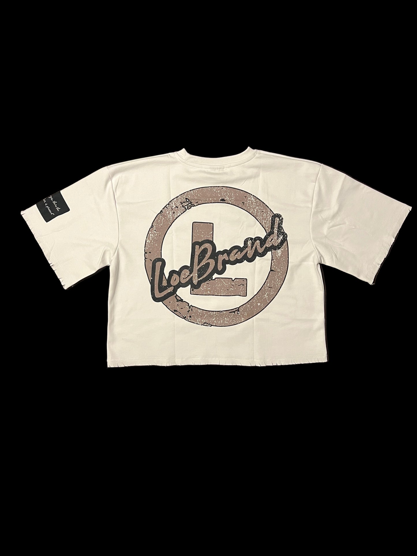 Loyalty & War Cropped Tee *size up*