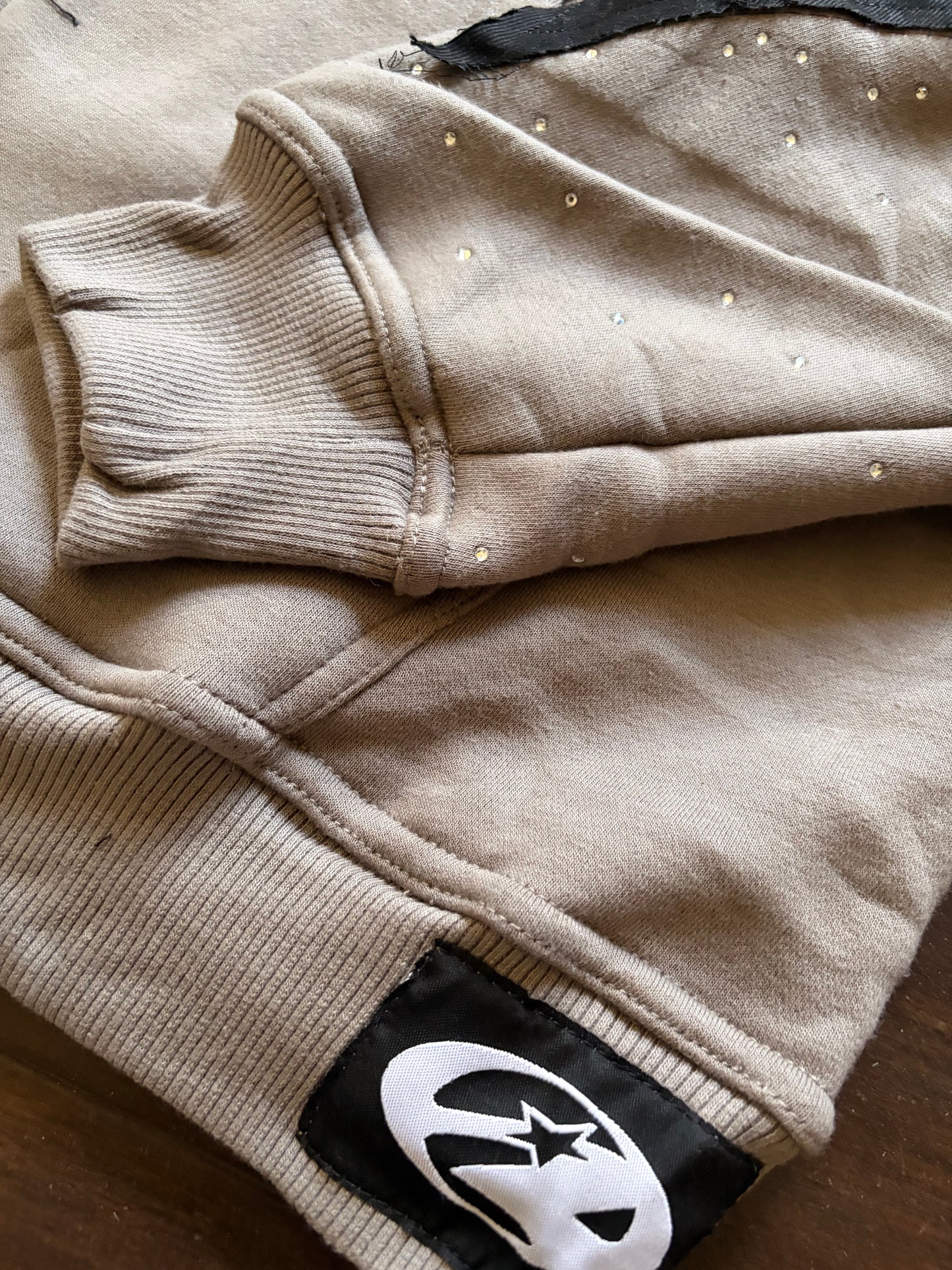 Loyalty Rhinestone Zip Up