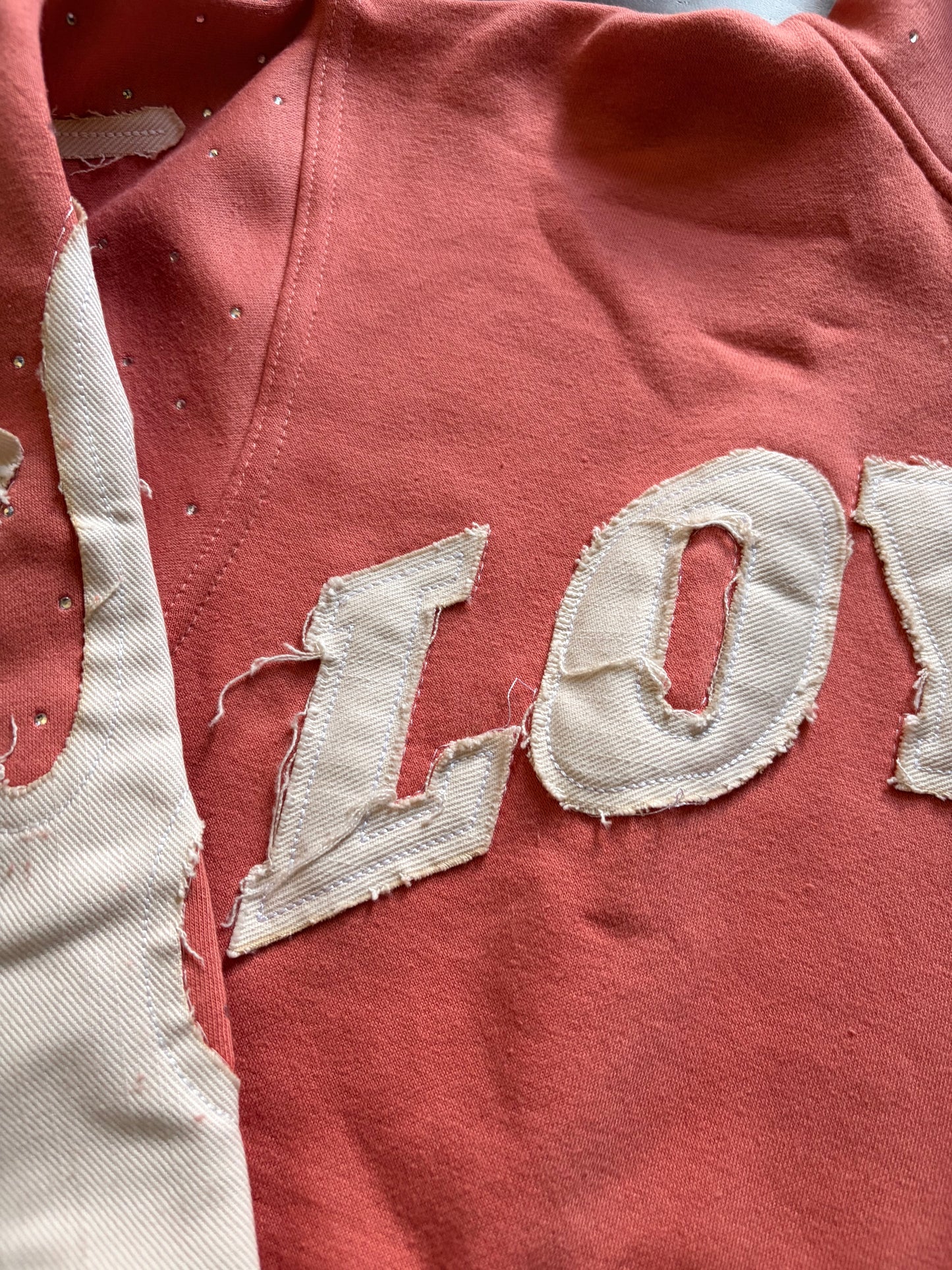 Loyalty Rhinestone Zip Up
