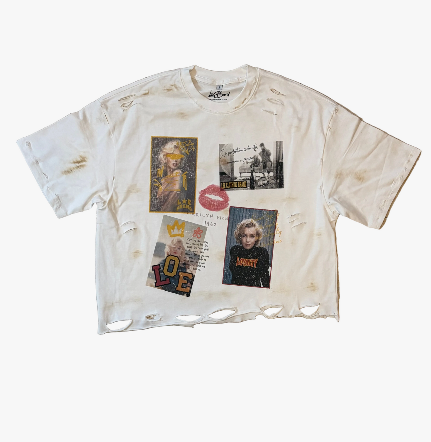 MENS DISTRESSED MONROE TEE