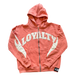 Loyalty Rhinestone Zip Up
