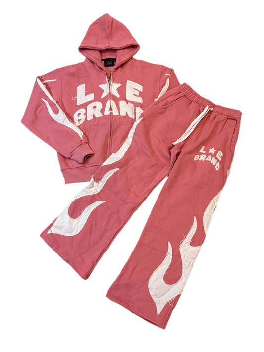 LOE BRAND SWEATSUIT (PINK)
