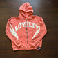 Loyalty Rhinestone Zip Up