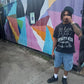 Mans Best Friend Acid Wash Oversize Tee