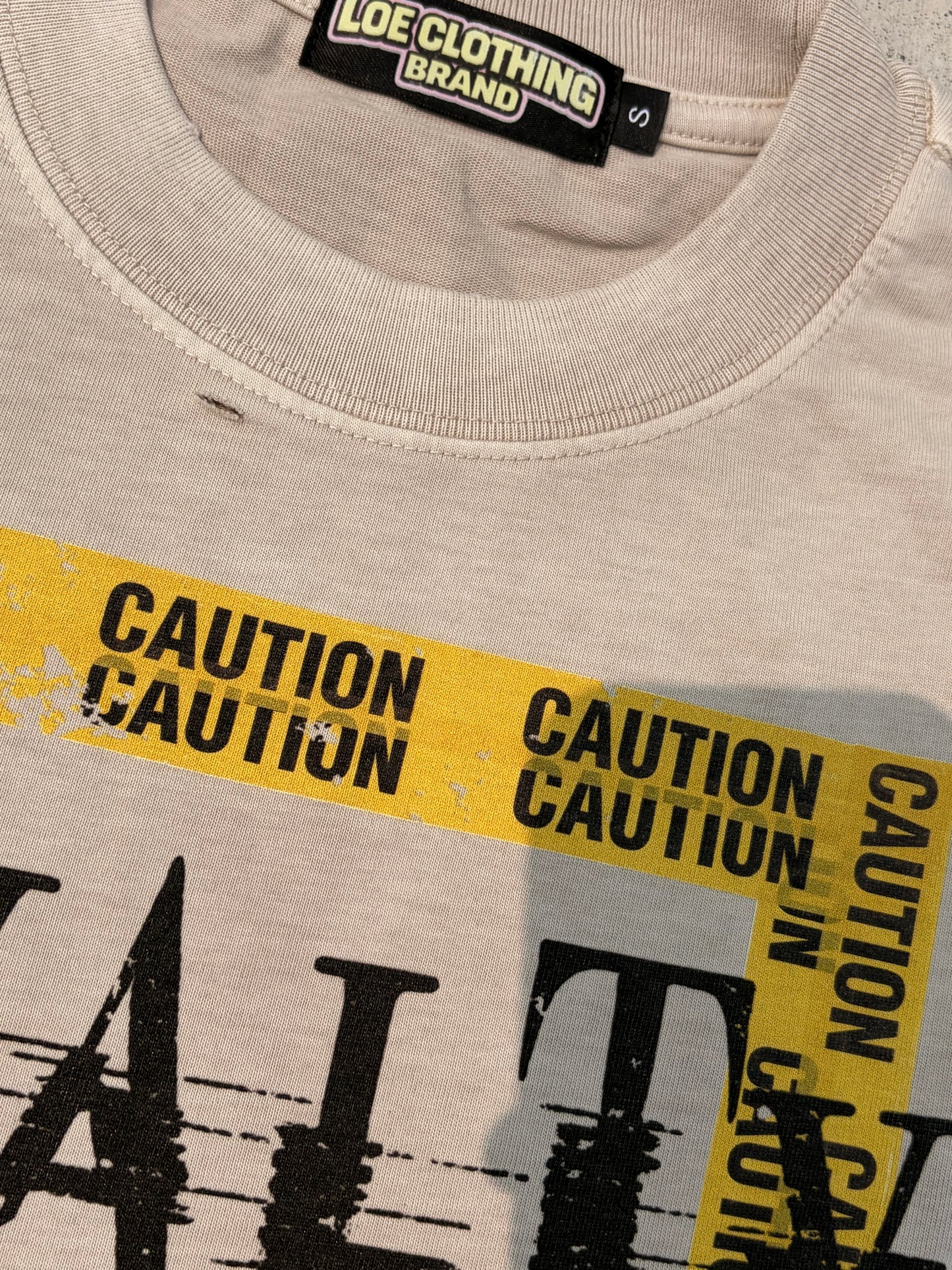 CAUTION TAPE TEE