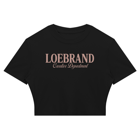 Creative Dept. Slim Ribbed Crop Tee