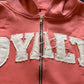 Loyalty Rhinestone Zip Up