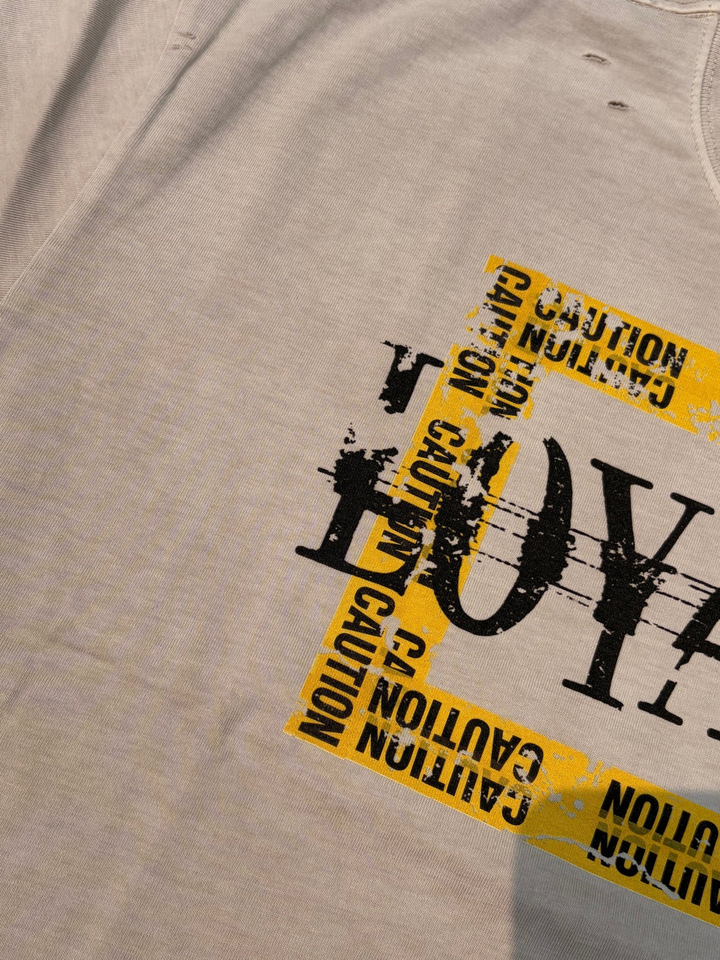 CAUTION TAPE TEE